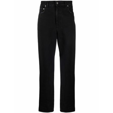 Golden Goose, Straight Jeans Zwart, Dames, Maat:W25