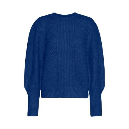 Vero Moda, Round-neck Knitwear Blauw, Dames, Maat:L