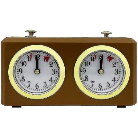 Mekanisk schackklocka analog för schackspel Timer Klockor Timer Inga batterier behövs