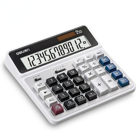 Solcelle Oplader Kontor Lommeregner Store Computertaster Multi-funktionel Computer Batteri Dobbelt Strøm Lommeregner