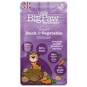 Little BigPaw Tender Duck & Vegetable Dinner, 150g