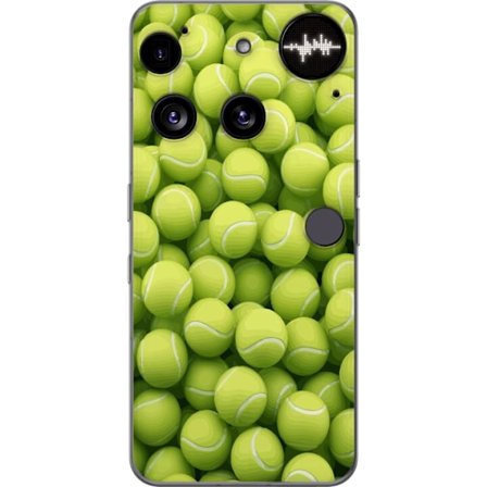 Kompatibel Mobilcover til Nothing Nothing Phone (3) Mønster af grønne tennisbolde i høj detalje, sporty motiv med gentagende tekstur og stærke far