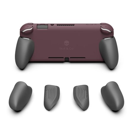 GripCase Lite: Et komfortabelt beskyttelsesdeksel med utskiftbare grep [for å passe alle håndstørrelser] for Nintendo Switch Lite [ingen bæreveske]