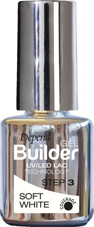 Depend Gel Builder Soft White 5 ml, Makeup, Gelénegle, Gel Neglelak