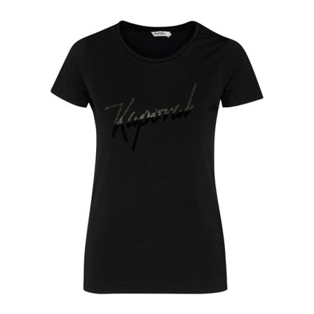 Kaporal, Tee shirt logo Zwart, Dames, Maat:S