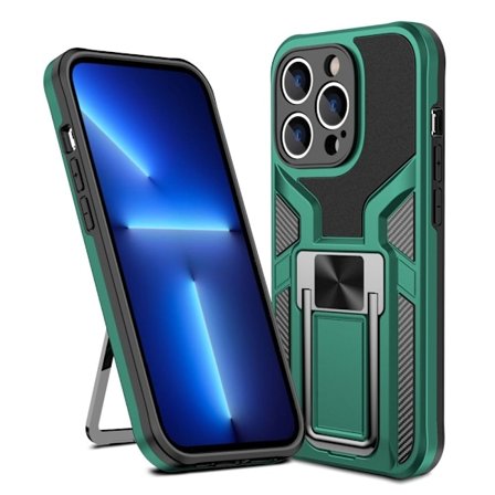 Stöttåligt iPhone 14 Pro Max hybridskal - Grön