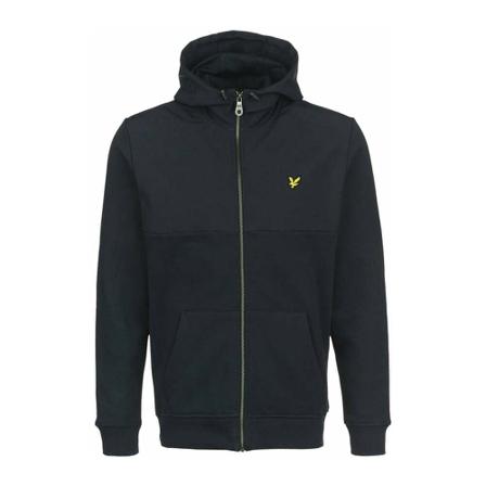Lyle & Scott Zip-throughs Sort, Herre Trøjer