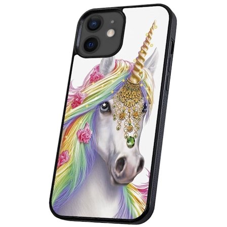 iPhone 12 Mini - Skal/Mobilskal Unicorn/Enhörning
