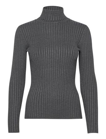 Sc-Dollie Turtleneck Polotröja Grå Soyaconcept