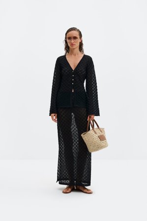 Malina - Fannie maxi skirt - XXS - Black