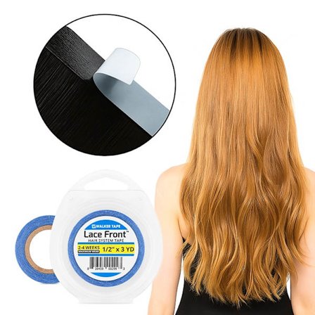 Dubbelsidig tejp / Hårtejp för Hårförlängning & Peruker - 2,74m