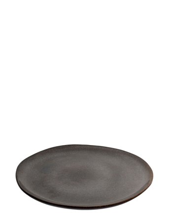 House Nordic | Hilde - Dinner Plate, Ceramic, Grey/Brown Ø27Cm, Set Of 4 | 2.5X27X27CM