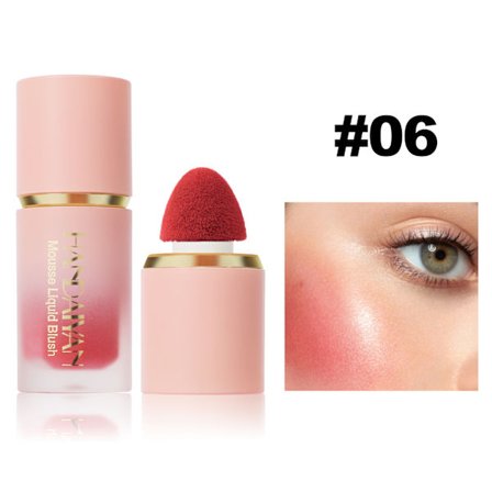 Flytende blush contour HANDAIYAN naturlig modifikasjon lett å farge matt blush flytende rouge blush