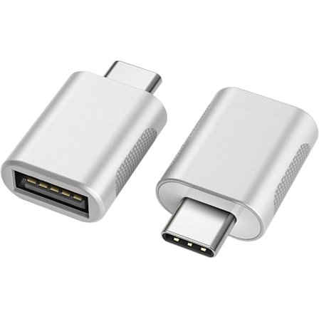 USB C till USB-adapter (2-pack), USB-C till USB 3.0-adapter, USB Type-C till USB-adapter, Thunderbolt 3 till USB-hona OTG-adapter för MacBook Pro, Air