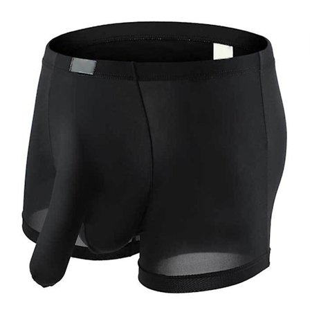 Herrkalsonger Mjuka Andningsbara Underbyxor Kalsonger Elefantnäsa Enfärgad