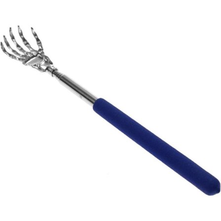 Utdragbar Ryggkliare - "The Terminator" Blå - Utdragbar/Justerbar/Teleskopisk/Massage/Klåda på Ryggen/Klia/Tillbehör