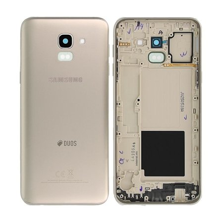 Samsung Galaxy J6 2018 (SM-J600F) Baksida Original - Guld