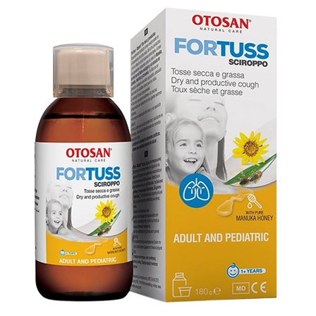 Otosan Hostemikstur ForTuss 180 g, Medicin & Pleje, Ondt i Halsen, Hostesaft