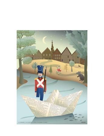 The Steadfast Tin Soldier Home Kids Decor Posters & Frames Posters Fairy Tales Multi/mönstrad Vissevasse