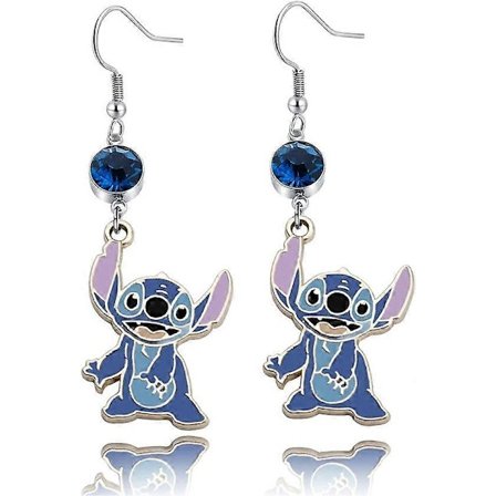 Stitch Present Ohana Örhängen Ohana Smycken Presenter till Flickor Stitchälskare Presenter Stitchfans Presenter till Kvinnor