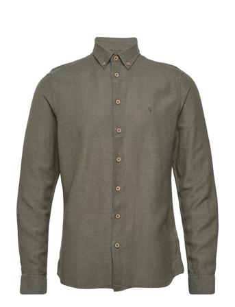 Ronan Shirt Shirts Linen Shirts Kakigrønn Urban Pi Ers*Betinget Tilbud
