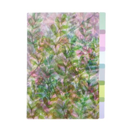 A5 A6 A7 Catoon Clear Divider Index Sidor Klassificerad sorterare för 6-håls pärm