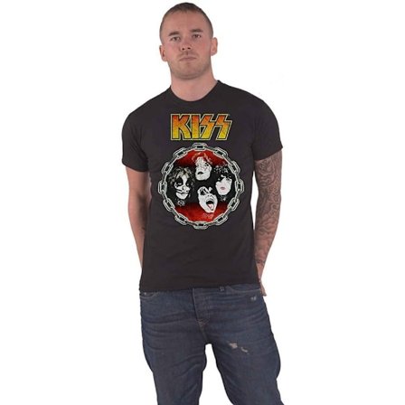 Kiss Unisex Adult You Wanted The Best Back Print Bomull T-shirt