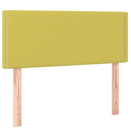 vidaXL Sänggavel grön 100 x 5 x 78/88 cm tyg