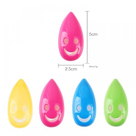 Tandborsthållare lock, 4 st tandborsthuvud lockfodral lock sugkopp C