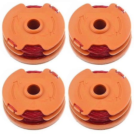 4 STK. Kompatible til Worx plæneklipperspoler WA0007 plænetrimmer trådspoler