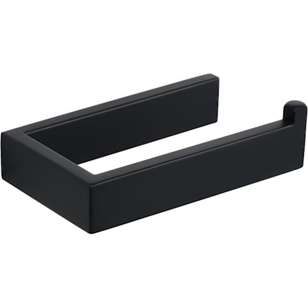 Väggmonterad toalettpappershållare matt svart toalettpappershållare