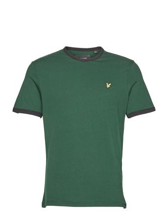 Ringer T-Shirt T-shirts Short-sleeved Grön Lyle & Scott