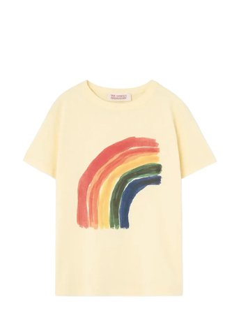 THE ANIMALS OBSERVATORY Rainbow Rooster T-Shirt - Yellow - 12 Y