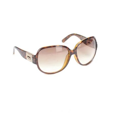 Gucci Vintage Pre-owned Plastic sungles Brun, Dame Vintage Accessories, Størrelse: ONE Size