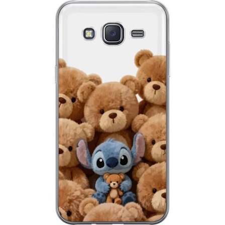 Kompatibel Mobilcover til Samsung Samsung Galaxy J5 Sød og sikker illustration med Stitch omgivet af bamser, der skaber en varm og legende følelse f