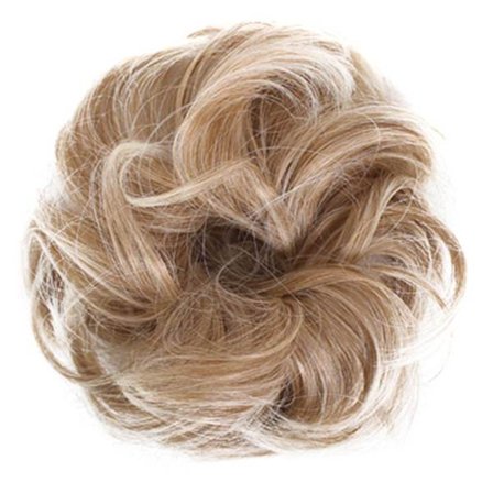 Easy To Wear Stylish Hair Scrunchies Naturally Messy Curly Bun Hair Extension