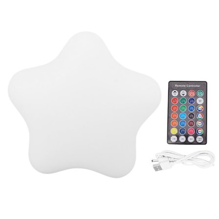 LED Stjernelys IP68 Vandtæt RGB Farveskiftende Natlampe med Fjernbetjening til Indendørs Udendørs