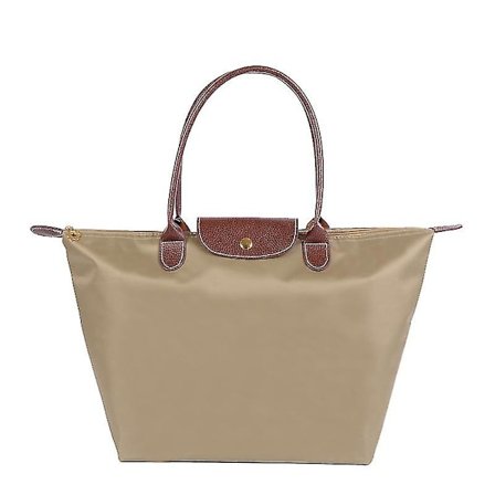 Kvinnors Canvas Axelväskor Enfärgad Återanvändbar Bärbar Väska För Transport Organisering