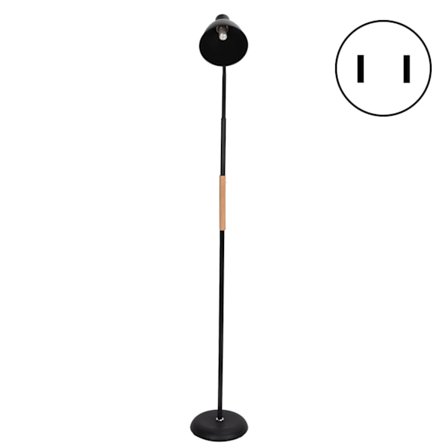 Enkel golvlampa E27 Tricolor Vardagsrum Sovrum Sängbord LED-stående lampa för hembelysning US-kontakt 110V