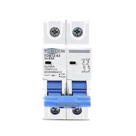 2p DC 1000V Solcells Mini Brytare DC MCB Brytare för PV System, 63A