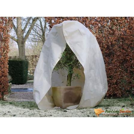 Nature Täckduk Fleece Med Blixtlås 70 G/m² Beige 2x2,5 M Beige