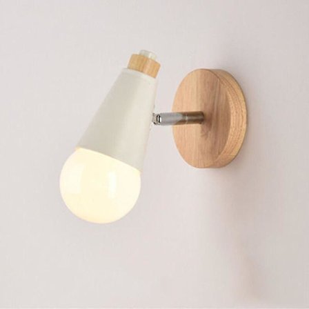 Vintage sisäseinävalaisin seinävalaisin 360 kääntyvä puinen seinävalaisin E27 seinävalaisimet makuuhuoneeseen, keittiöön, ravintolaan, kahvilaan, 