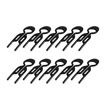 10 stk. franske hårnåle, U-formede bølgede hårklemmer franske twist hårnåle til kvinder, 50% rabat