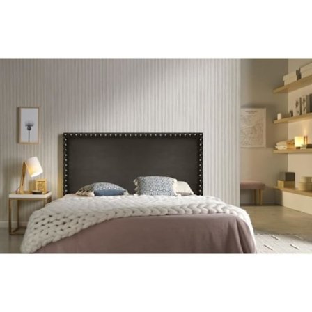 Lirio sänggavel i brunt konstläder 160