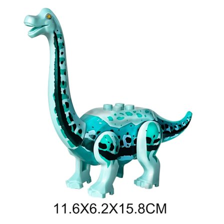 Jurassic Dino World byggeklodser: Velociraptor, T-Rex, Triceratops og Indominus Rex Legetøj