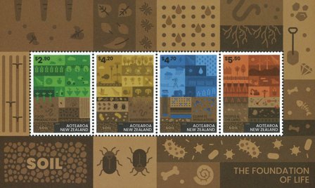 New Zealand - Livets grundlag - Postfrisk miniark