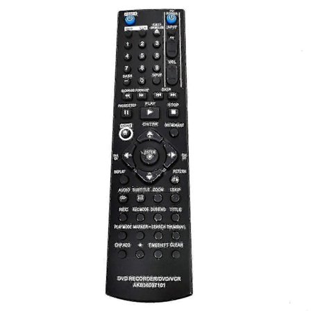 Korvaava Akb36097101 LG DVD-tallentimelle DVD VCR -kaukosäätimelle Rc897t Rc397hm Fernbedienung