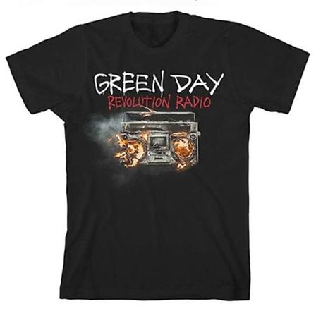 Green Day Revolution Radio Cover T-shirt M