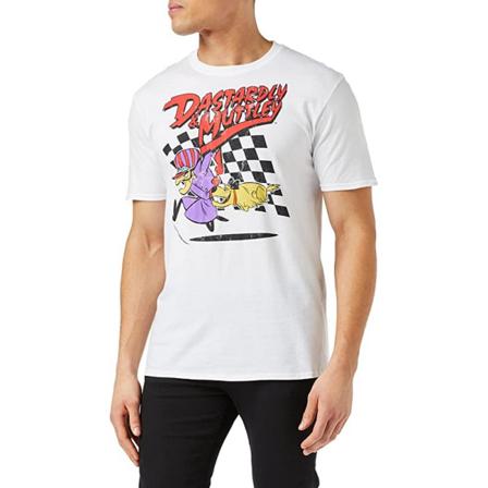 Wacky Races Herr Dastardly & Muttley T-shirt L Vit