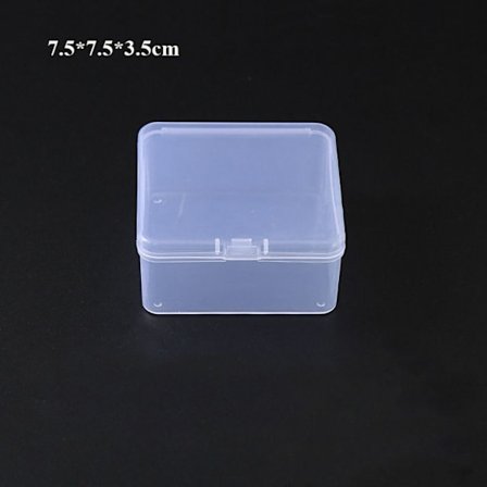 Säilytyslaatikko koruhelmisäiliö 7,5 x 7,5 x 3,5 cm